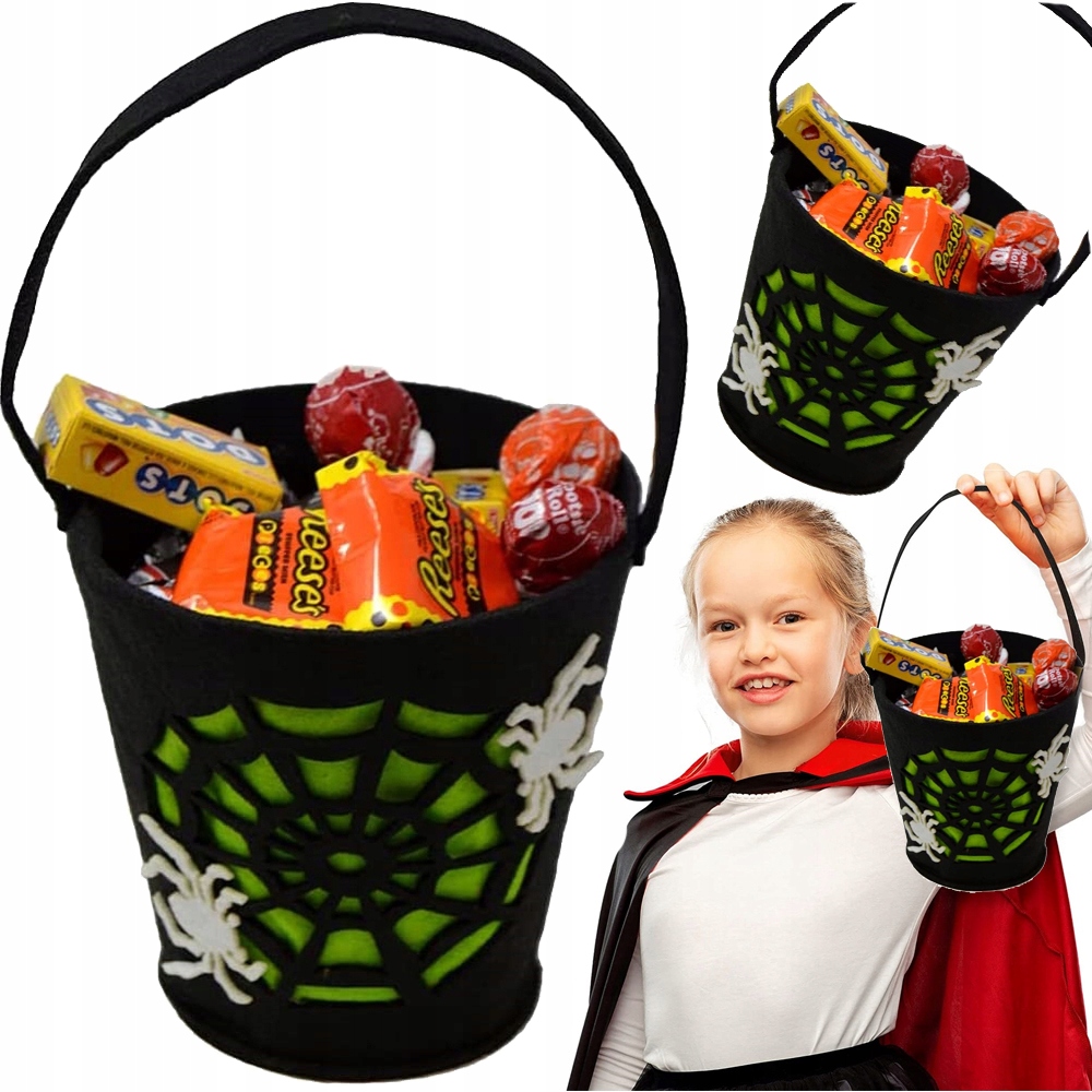 CANDY BUCKET HALLOWEENSKÉ SLADKOSTI, ČIERNA